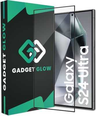 Gadget Glow Edge To Edge Tempered Glass for Samsung Galaxy S24 Ultra 5G, Samsung S24 Ultra 5G, Samsung S24 Ultra, Samsung Galaxy S24 Ultra, S24 Ultra 5G(Pack of 1)