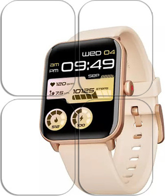 ARBAN Edge To Edge Tempered Glass for boAt Wave Fury 1.83 inch SMARTWATCH SCREEN GUARD(Pack of 4)