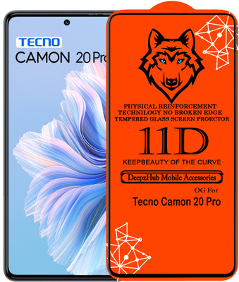 CRodible Edge To Edge Tempered Glass for Tecno Camon 20 Pro(Pack of 1)