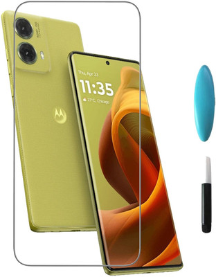 BRENZZ Edge To Edge Tempered Glass for Motorola g85 5G, Moto g85 5G, MOTOROLA g85 5G, MOTOROLA g85, moto g85, moto g85 5g(Pack of 1)