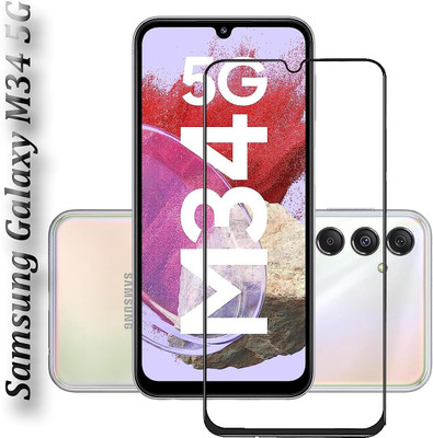 Bodoma Edge To Edge Tempered Glass for Samsung Galaxy M34, Samsung Galaxy M34 5G, Samsung Galaxy A24, Samsung Galaxy A24 4G(Pack of 1)