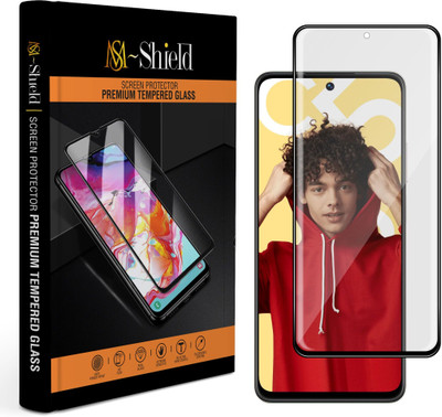 MS-Shield Edge To Edge Tempered Glass for Realme C55(Pack of 1)