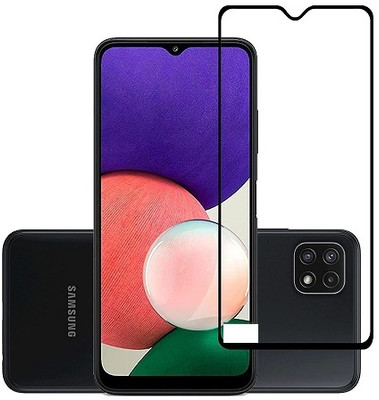 NIMMIKA ENTERPRISES Edge To Edge Tempered Glass for Samsung Galaxy F42 5G(Edge-to-Edge Coverage | 9H Hardness Protection | High-Definition Clarity | Bubble-Free Installation | Shatter-Resistant Technology | Oleophobic Coating | Case-Friendly Design)(Pack of 1)