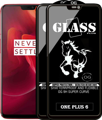 Rofix star Edge To Edge Tempered Glass for OnePlus 6(Pack of 2)