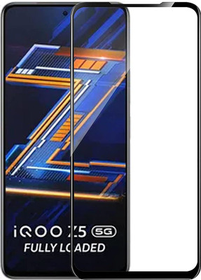 O2MG Edge To Edge Tempered Glass for IQOO Z5 5G(Pack of 1)