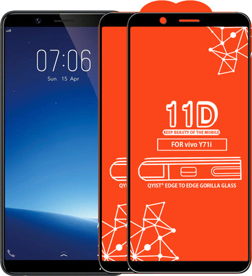 Qyist Edge To Edge Tempered Glass for Vivo Y71I(Pack of 2)