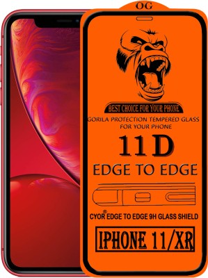 CYOR Edge To Edge Tempered Glass for Apple iPhone XR(Pack of 1)