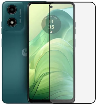 SRT Edge To Edge Tempered Glass for Motorola G04(Pack of 1)