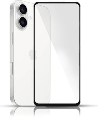 GLOBAL NOMAD Edge To Edge Tempered Glass for iPhone 16(Pack of 1)