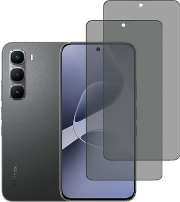 KARTRAY Edge To Edge Tempered Glass for Infinix Hot 60 Pro 5G, Privacy Tempered glass(Pack of 2)