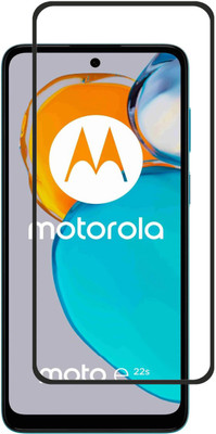 SNMART Edge To Edge Tempered Glass for Motorola e22s,Moto e22s,MOTOROLA E22s,MOTO E22s(Pack of 1)