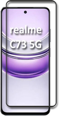 NSTAR Edge To Edge Tempered Glass for Realme C73 5G(Pack of 1)