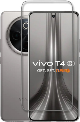 INFINITYWORLD Edge To Edge Tempered Glass for Vivo T4 5G(Pack of 1)