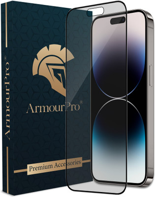 ArmourPro Edge To Edge Tempered Glass for iPhone 14 Pro Max, Apple iPhone 14 Pro Max, 14 Pro Max, Matte Finish Glass(Pack of 1)
