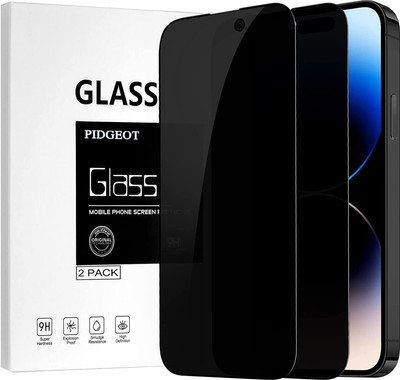 Pidgeot Edge To Edge Tempered Glass for Apple iPhone 14 PRO (6.1) Inch(Pack of 2)