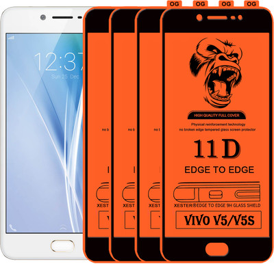 PFOAM Edge To Edge Tempered Glass for VIVO V5S(Pack of 4)
