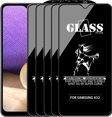 Qyist Edge To Edge Tempered Glass for SAMSUNG GALAXY A32(Pack of 5)