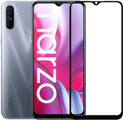 SEVEN7STAR Edge To Edge Tempered Glass for Realme Narzo 20A(Pack of 1)