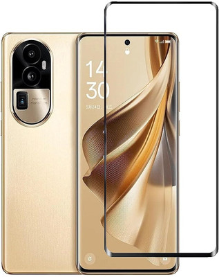 S-Softline Edge To Edge Tempered Glass for Oppo Reno 10 Pro, Screen Protector Slim 9H Hard 2.5D(Pack of 1)