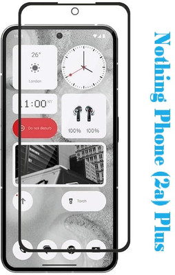 LIKEDESIGN Edge To Edge Tempered Glass for Nothing Phone (2a) Plus 5G(Pack of 1)