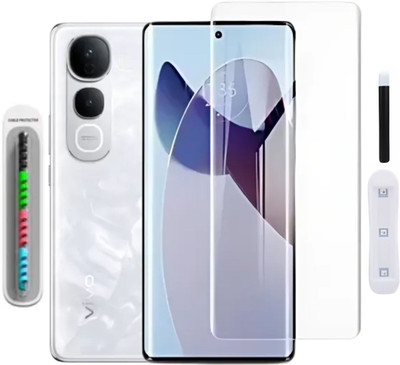 MobiWay Edge To Edge Tempered Glass for Vivo Y400 Pro 5G, Y400 Pro 5G, Vivo Y400 Pro, Temp 40(Pack of 1)