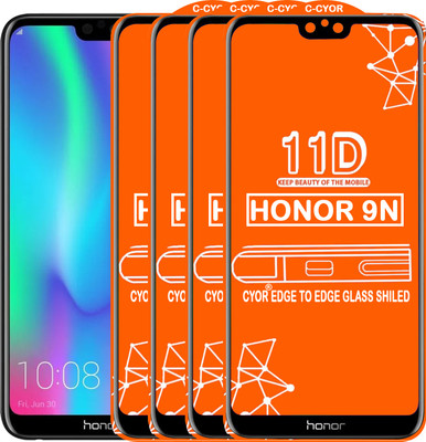CYOR Edge To Edge Tempered Glass for Honor 9N(Pack of 4)