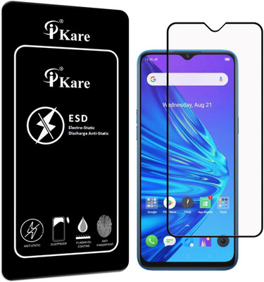 iKare Edge To Edge Tempered Glass for Realme 5(Pack of 1)