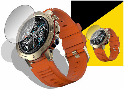 Azqi Edge To Edge Tempered Glass for fire boltt terrain(Pack of 1)