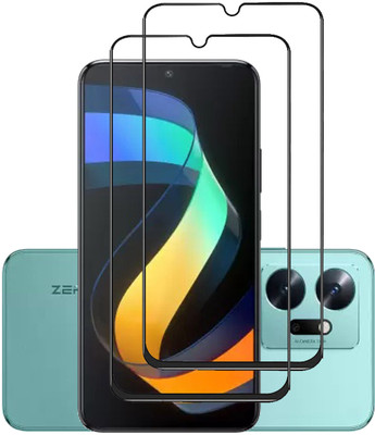 NKCASE Edge To Edge Tempered Glass for Infinix Zero 20(Pack of 2)