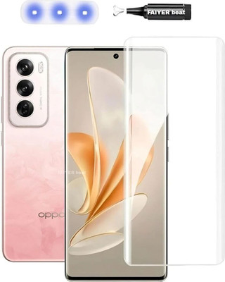 MB SHILD Edge To Edge Tempered Glass for Oppo Reno 12 5G, Oppo F27 Pro Plus 5G, 2.5D Curved Edge Premium Tempered Glass for Ultimate Protection(Pack of 1)