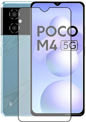 ChutPutMart Edge To Edge Tempered Glass for Poco M4 5G Screen Protector Full HD(Pack of 1)