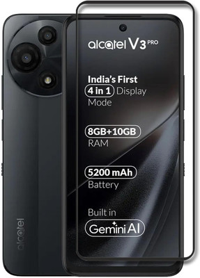 Ansh Traders Edge To Edge Tempered Glass for Alcatel V3 Pro 5g(Pack of 1)