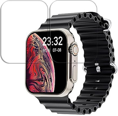 ARBAN Edge To Edge Tempered Glass for GIZMORE GizFit Vogue 1.95 Inch SMARTWATCH SCREEN GUARD(Pack of 2)