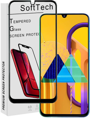 SoftTech Edge To Edge Tempered Glass for Samsung Galaxy M30S, Samsung Galaxy M21(Pack of 1)