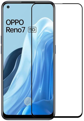 iCopertina Edge To Edge Tempered Glass for OPPO Reno7 5G(Pack of 1)
