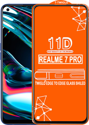 TWIGLO Edge To Edge Tempered Glass for REALME 7 PRO(Pack of 1)