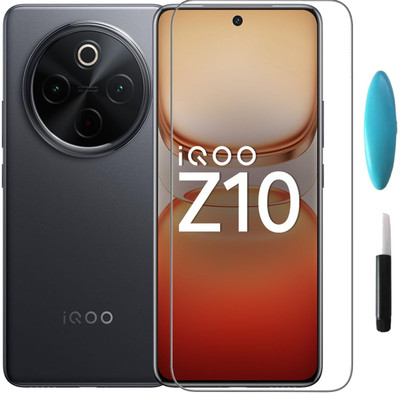 AKSHUD Edge To Edge Tempered Glass for IQOO Z10 5G(Pack of 1)