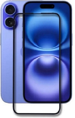 AKSHUD Edge To Edge Tempered Glass for Apple iPhone 16 Plus, iPhone 16 Plus(Pack of 1)