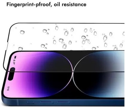 O2MG Edge To Edge Tempered Glass for APPLE iPhone 15 Pro max, iPhone 15 Pro max(Pack of 1)