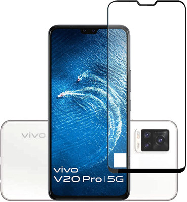 NIMMIKA ENTERPRISES Edge To Edge Tempered Glass for Vivo V20 Pro 5G(Edge-to-Edge Coverage | 9H Hardness Protection | High-Definition Clarity | Bubble-Free Installation | Shatter-Resistant Technology | Oleophobic Coating | Case-Friendly Design)(Pack of 1)