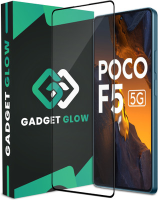 Gadget Glow Edge To Edge Tempered Glass for Poco F5 5G, Poco F5, Poco F4 5G(Pack of 1)