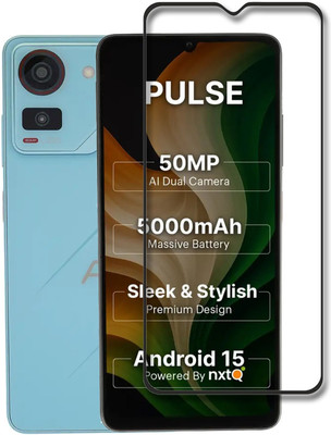 NSTAR Edge To Edge Tempered Glass for Ai+ Pulse(Pack of 1)