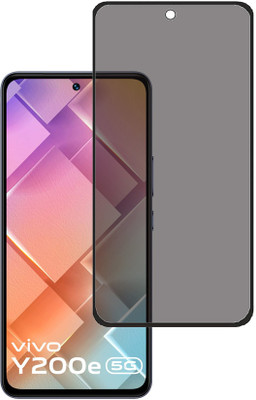 SPRITZEN Edge To Edge Tempered Glass for Vivo Y200e 5G, Privacy Glass(Pack of 1)