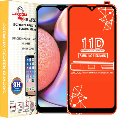 Laxdom Edge To Edge Tempered Glass for SAMSUNG GALAXY M01S(Pack of 1)