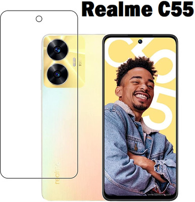 welldesign Edge To Edge Tempered Glass for Realme C55(Pack of 1)