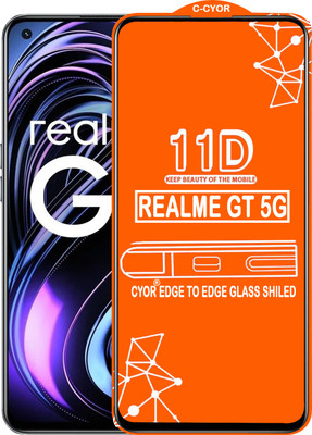 CYOR Edge To Edge Tempered Glass for REALME GT 5G(Pack of 1)