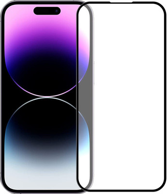 Kartuce Edge To Edge Tempered Glass for APPLE iPhone 14 Pro(Pack of 1)