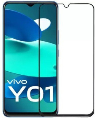 SRT Edge To Edge Tempered Glass for Vivo Y01(Pack of 1)