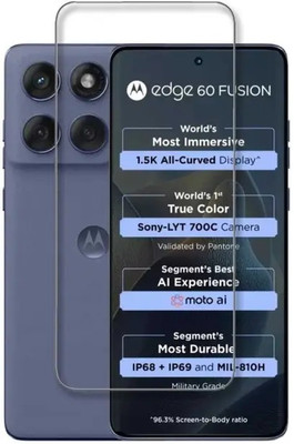 VALKAR Edge To Edge Tempered Glass for MOTOROLA Edge 60 Stylus, Motorola Edge 60 Stylus(Pack of 1)