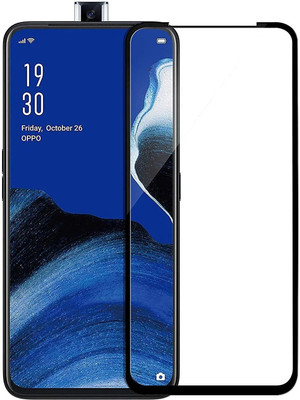 HEYANSH CREATION Edge To Edge Tempered Glass for OPPO F11 PRO with 9h hardness Edge to Edge Coverage and Easy Installation Kit, Pack of 1(Pack of 1)